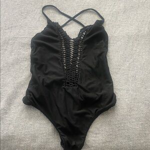 Billabong black One Piece Swimsuit